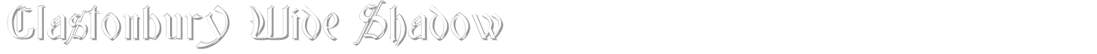 Glastonbury font preview